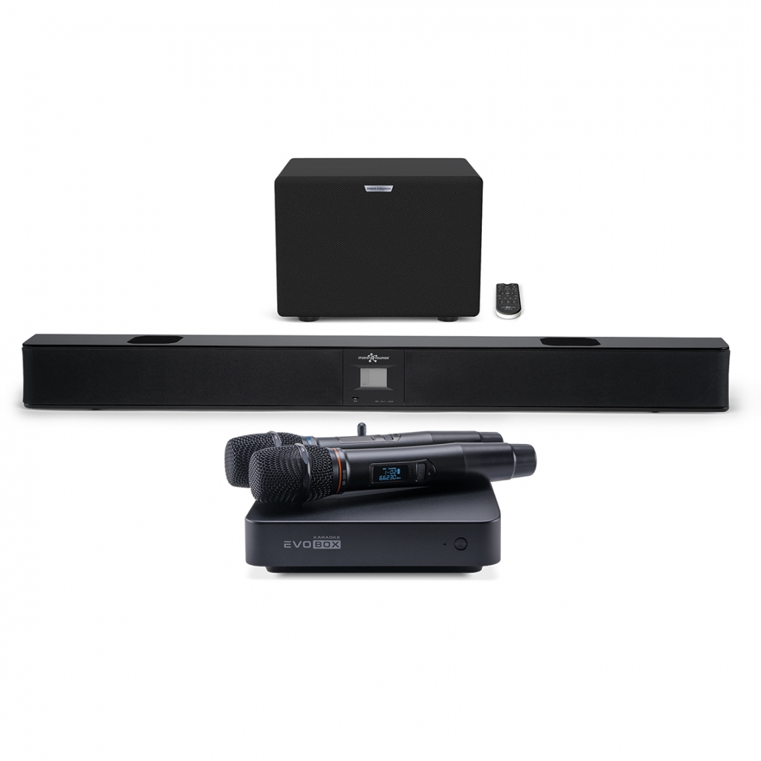 караоке-комплект EVOBOX Plus + EvoSound Bar (саундбар с караоке) в Волжске