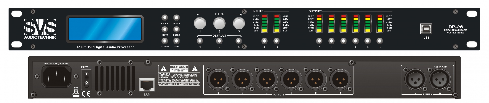 SVS Audiotechnik DP-26 Цифровой процессор: 2 входа 6 выходов в Волжске