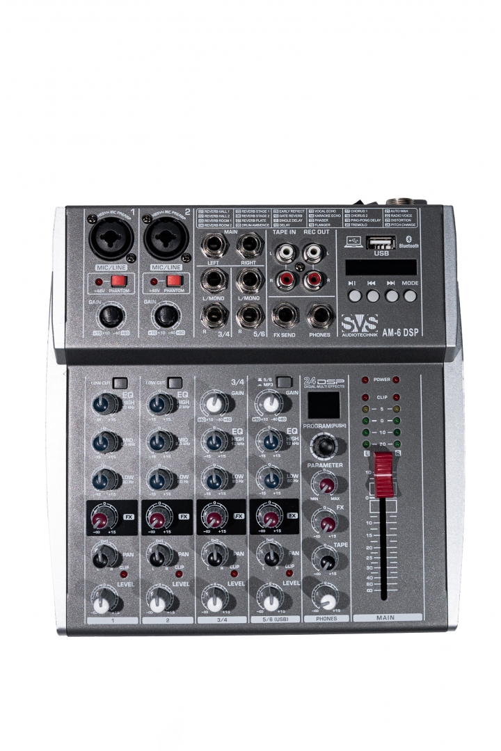 SVS Audiotechnik mixers AM-6 DSP Микшерный пульт аналоговый, 6-канальный SVS Audiotechnik mixers в Волжске