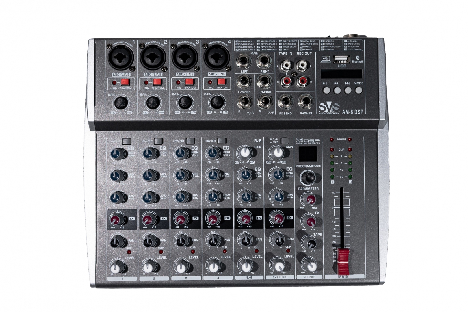 SVS Audiotechnik mixers AM-8 DSP Микшерный пульт аналоговый, 8-канальный в Волжске